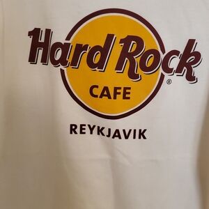 Hard Rock Cafe Reykjavik Iceland Logo Tee